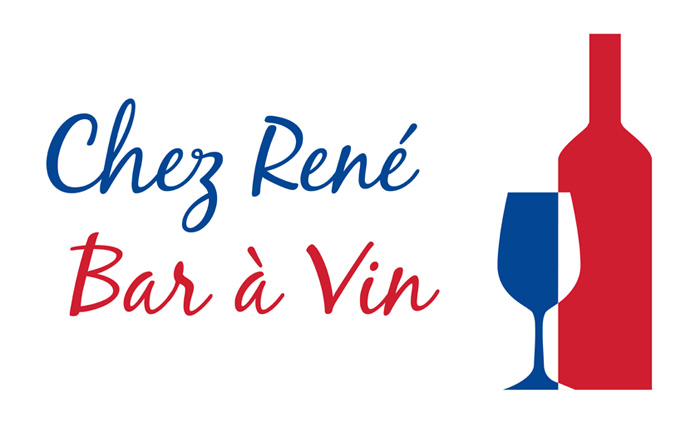 Logogestaltung Chez René // Mobile Weinbar // Bad Nauheim